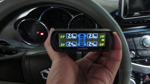 cảm biến áp suất lốp xe có tích hợp màn hình