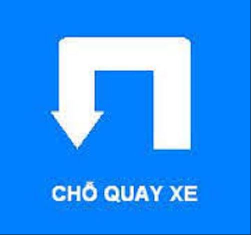 biển báo cho quay đầu xe